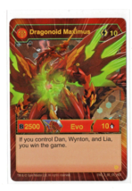 Bakugan Battle Brawlers Card Dragonoid Maximus B2500 Holo Foil Card Near... - £8.87 GBP