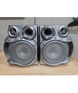 Pair JVC Speakers 3-Way Bass Reflex G-Max SP-MXGA77 Giga-Tube Tested (Sc... - £36.20 GBP