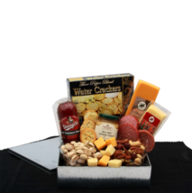 Delicious Gourmet Sausage &amp; Cheese Snack Sampler - Perfect Meat and Cheese Gift - £60.66 GBP