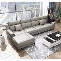 Hot Luxury Leather Corner L Shape Sectional Couch Sofa Furniture Living Room Rec - £4,509.92 GBP
