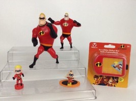 The Incredibles Toy Figures Mr Incredible Dash Jak Jak Disney Lot 5pc Super Hero - £11.63 GBP