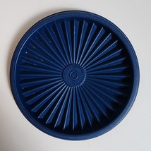 Tupperware Dark Blue 5.5” Round Servalier Replacement Lid Seal #810-22 - £6.00 GBP