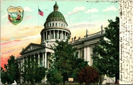 Vtg Postcard 1908 Sacramento California State Capitol - £4.70 GBP