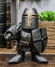 Anime Chibi Medieval Knight Of The Cross Templar Crusader Armor Axeman F... - $22.99