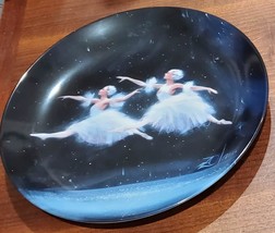 Nutcracker &quot;Dance of Snowflakes&quot; Plate Porcelain 1987 Collectibles Pemberton &amp; O - £23.59 GBP