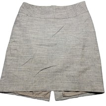 The Limited Women Skirt Size 14 Brown Mini Stretch Preppy Micro Plaid A-Line Zip - £10.75 GBP