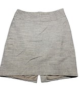 The Limited Women Skirt Size 14 Brown Mini Stretch Preppy Micro Plaid A-... - £10.61 GBP