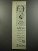 1953 Elizabeth Arden Ardena Invisible Veil Makeup Advertisement - £14.66 GBP