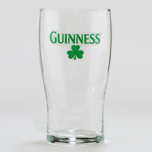 Set of 2 Unique GUINNESS Shamrock Beer Glass 13 oz. capacity W/ free coasters - £8.74 GBP