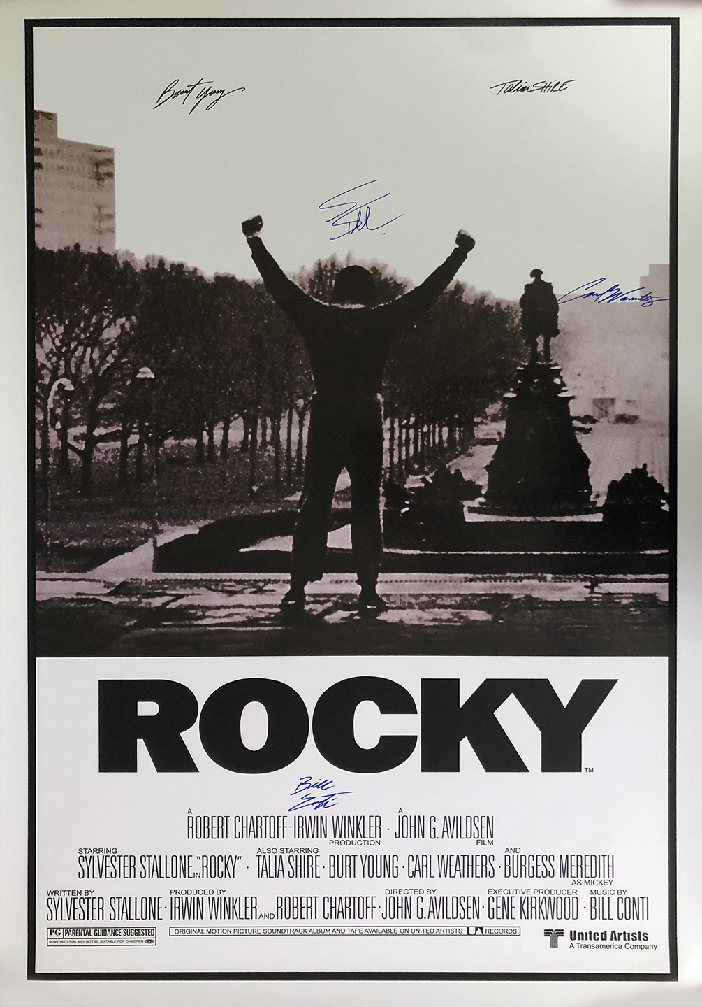ROCKY SIGNED MOVIE POSTER - £142.37 GBP