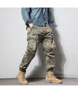 Fashion American Multi-pocket Cargo Pants Men - $21.36