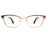 Longchamp Eyeglasses Frames LO2102 214 Brown Tortoise Gold Cat Eye 52-17... - $60.56