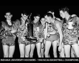 1940 INDIANA HOOSIERS 8X10 TEAM PHOTO PICTURE BASKETBALL NCAA CHAMPS - $4.94