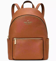 Kate Spade Leila Dome Backpack Brown Leather K8155 NWT Warm Gingerbread $399 Y - £107.93 GBP