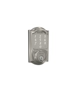 Satin Nickel Smart Door Deadbolt with Camelot Trim - $518.55 CAD