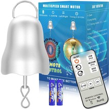 Wind Spinner Motor, 1-30 Rpm Disco Ball Motor Battery Operated With Remote, Timi - £30.36 GBP