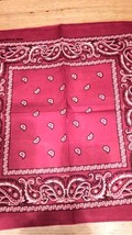 BANDANNA HANDKERCHIEF PINK  SET OF 3 - £5.84 GBP