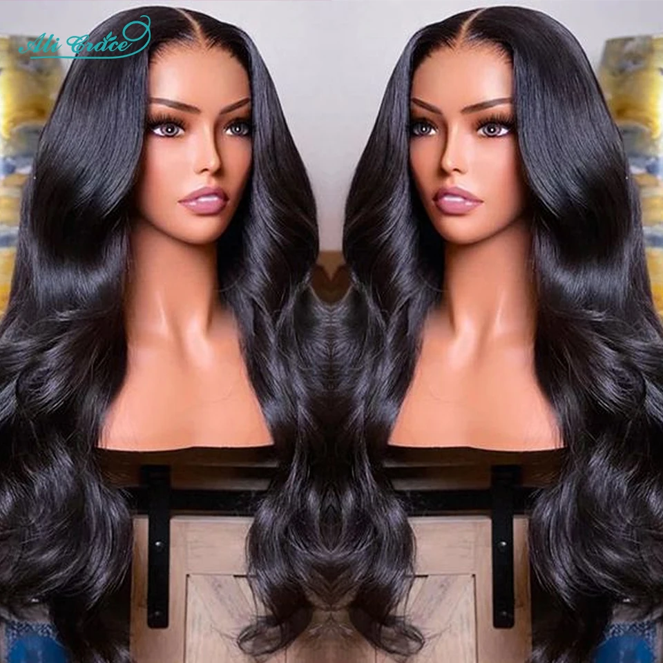 5x5 hd lace closure wigs brazilian body wave remy human hair wigs pre plucked hairline thumb200