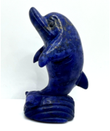 Blue Lapis Lazuli Dolphin Figurine - £27.96 GBP