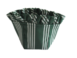 Longaberger Hunter Green Stripe Liner for Chives Basket #2521616 USA 100... - $6.64