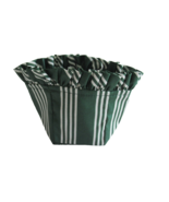 Longaberger Hunter Green Stripe Liner for Chives Basket #2521616 USA 100... - $124.12 MXN