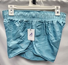 Women's Medium Alive Magnetics Athletic Running Shorts Aqua Blue image 3