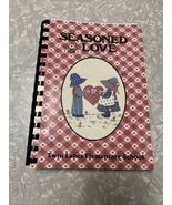 ￼ Vintage 1991 Seasoned With Love Twin Lakes Pta Recipe Book Spiral Bound - $273.99 MXN
