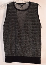 Paige Womens Knit Vest Wool Gray L - £31.06 GBP