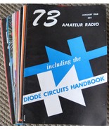 73 Amateur Radio Magazine - 1968 All 12 Issues - £11.85 GBP