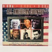 All American Country (3-disc CD) Johnny Cash, Dolly Parton, George Jones - £5.92 GBP