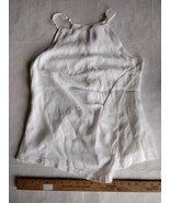 Adelyn Rae Women White Sleeveless Blouse Medium EUC - $11.88