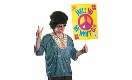 Feelin&#39; Groovy Dashiki Hippie 70&#39;s Adult Halloween Costume Men&#39;s Size Standard - £21.33 GBP