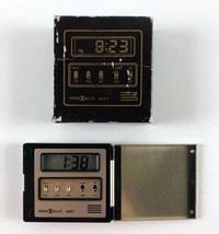 Howard Miller Brass Qartz Digital Travel Alarm Clock Model 622-759 - In Box - £23.36 GBP