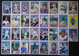 1988 Topps Chicago Cubs Team Set of 31 Baseball Cards - £5.49 GBP