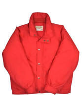 Vintage Cabelas Down Insulated Jacket Mens 2XL Red Puffer Coat Water Resistant - £52.17 GBP