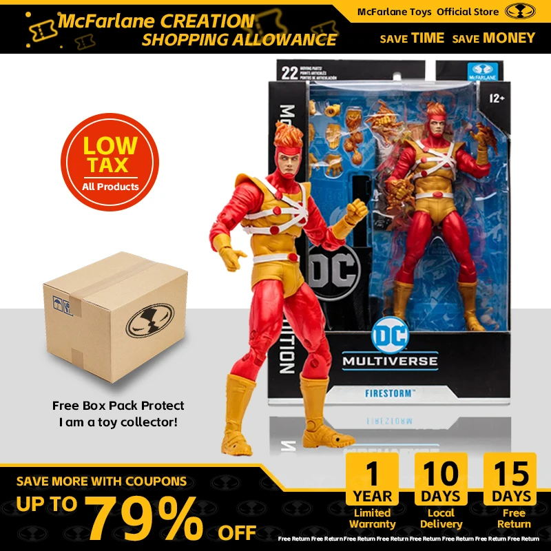 McFarlane Toys Firestorm (Crisis on Infinite Earth) McFarlane Collector Edition - £61.44 GBP+