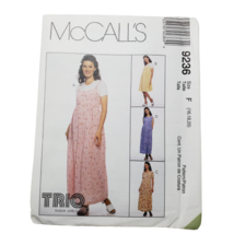 McCalls 9236 Sewing Pattern Maternity Sz 16-20 Dress Jumper in 2 lengths Uncut - £7.80 GBP