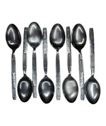 Oneida Northland MOON DANCE Stainless Textured Silverware Lot of 8 Teasp... - £14.90 GBP