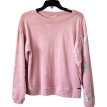 Nanette Lepore Play Undone Pink Velour Long Sleeve Top Womens XS NEW - £21.11 GBP