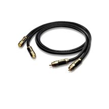 Oehlbach XXL BLACK Connection Master NF Audio RCA Cable 1.00 m Black  - $847.00