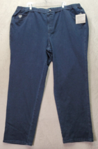 Dream Jeannes by Quacker Factory Pants Women Size 3X Blue Medium Wash Flat Front - £22.04 GBP