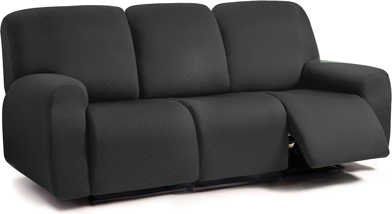 Ulticor Sq\.D Jacquard Design 8-Piece Stretch Recliner Sofa Covers For, ... - $77.93