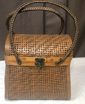 Wicker Handbag - £19.64 GBP