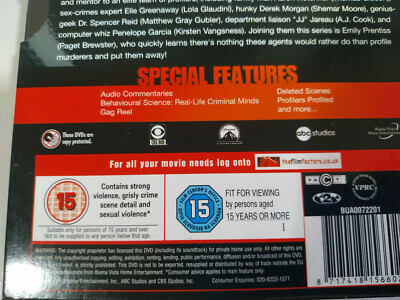 Mentes criminales Second Season 2 Complete - 6 X DVD Spanish English - 3T Item image 3