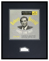 Robert Merrill Signed Framed 1954 Songs You Love Record Album Display  - £116.65 GBP