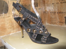Latitude Femme studded gladiators stiletto heel shoes sandals 7 UK4.5 37 - £139.27 GBP
