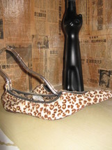 TUK T.U.K. pony hair leopard print flats ballet shoes VLV 7 UK4.5 - £50.20 GBP