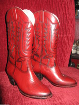 Vintage 70s 80s Rubber moulded cowboy cowgirl Vegan boots USA 6.5 UK4 36... - $116.53