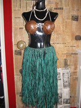 Hula Girl Pin-up burlesque rockabilly photo shoot costume Tiki Oasis VLV - £34.98 GBP