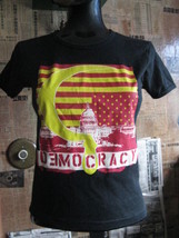 Dogpile Dog Pile Soviet hammer Cycle  Democracy flag commie punk T-shirt - $25.98